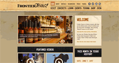 Desktop Screenshot of frontiertexas.com